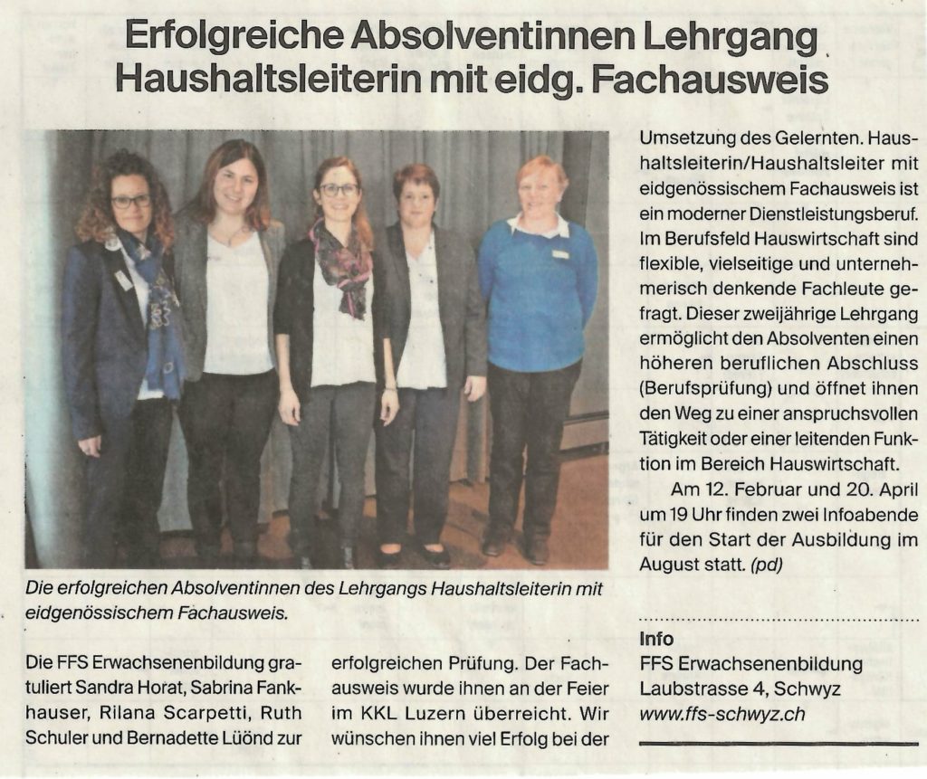Fachausweis HL 2019 Fachausweis HL 2019