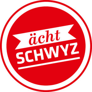 Badge Aecht Schwyz Minimal Gedreht Rgb